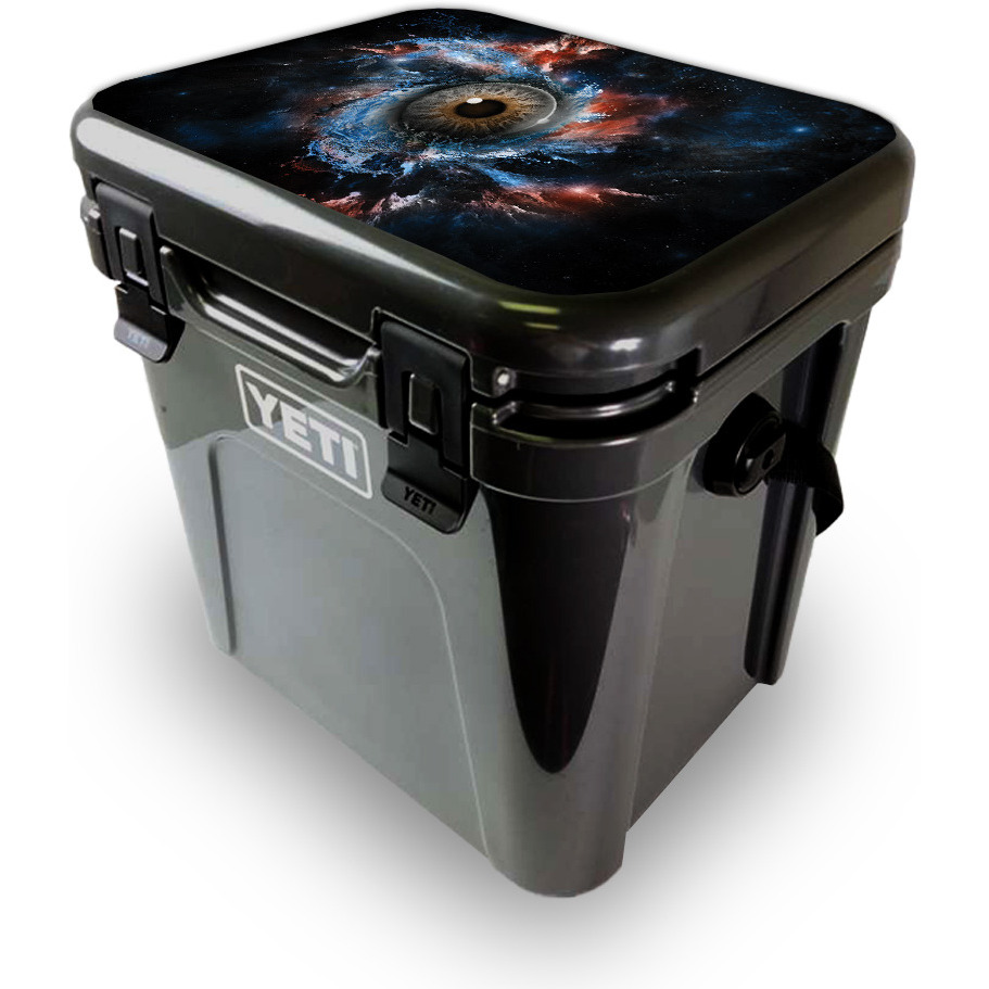 MightySkins YEROA24LID-Eye See You Skin for Yeti Roadie 24 Hard cooler Lid - Eye See You