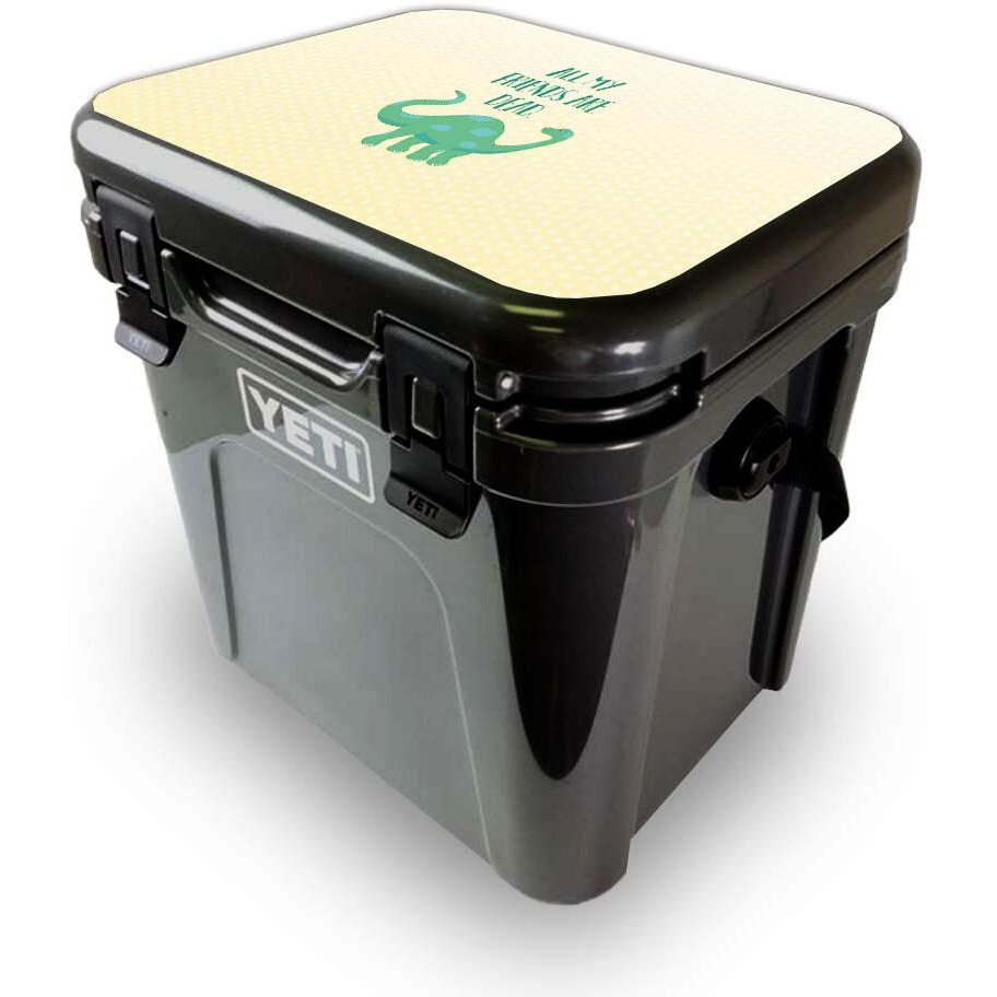 MightySkins YEROA24LID-All My Friends Are Dead Skin for Yeti Roadie 24 Hard cooler Lid - All My Friends Are Dead