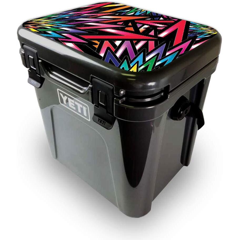 MightySkins YEROA24LID-color Bomb Skin for Yeti Roadie 24 Hard cooler Lid - color Bomb