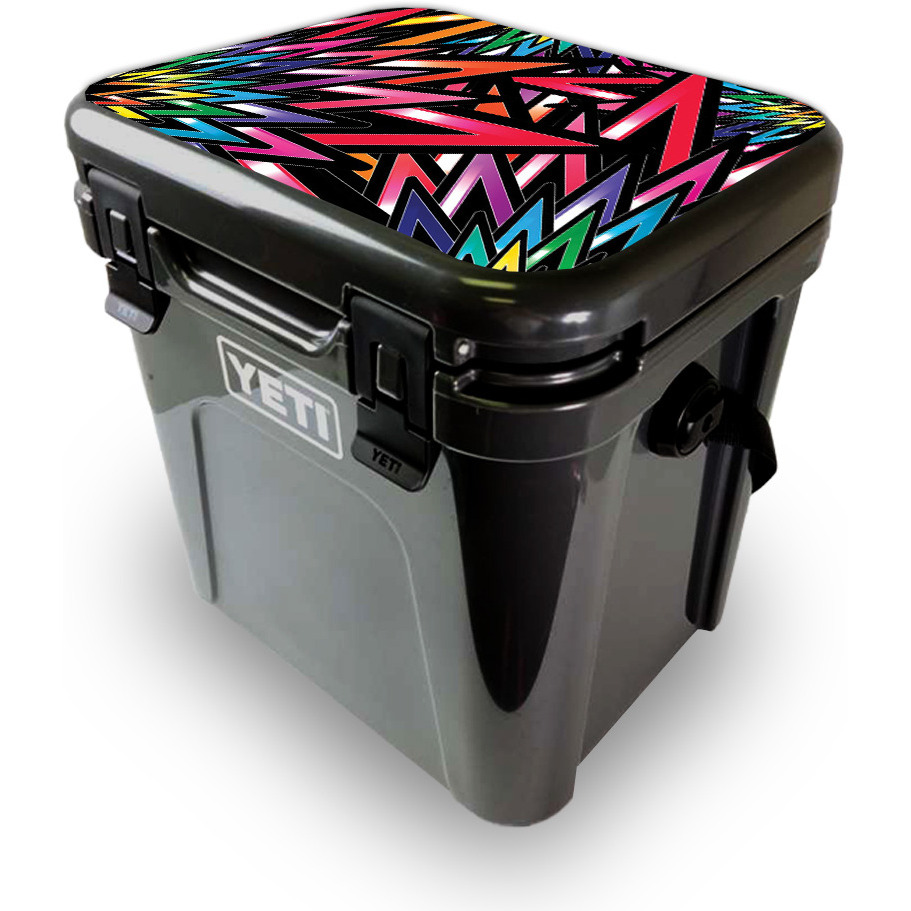 MightySkins YEROA24LID-color Bomb Skin for Yeti Roadie 24 Hard cooler Lid - color Bomb
