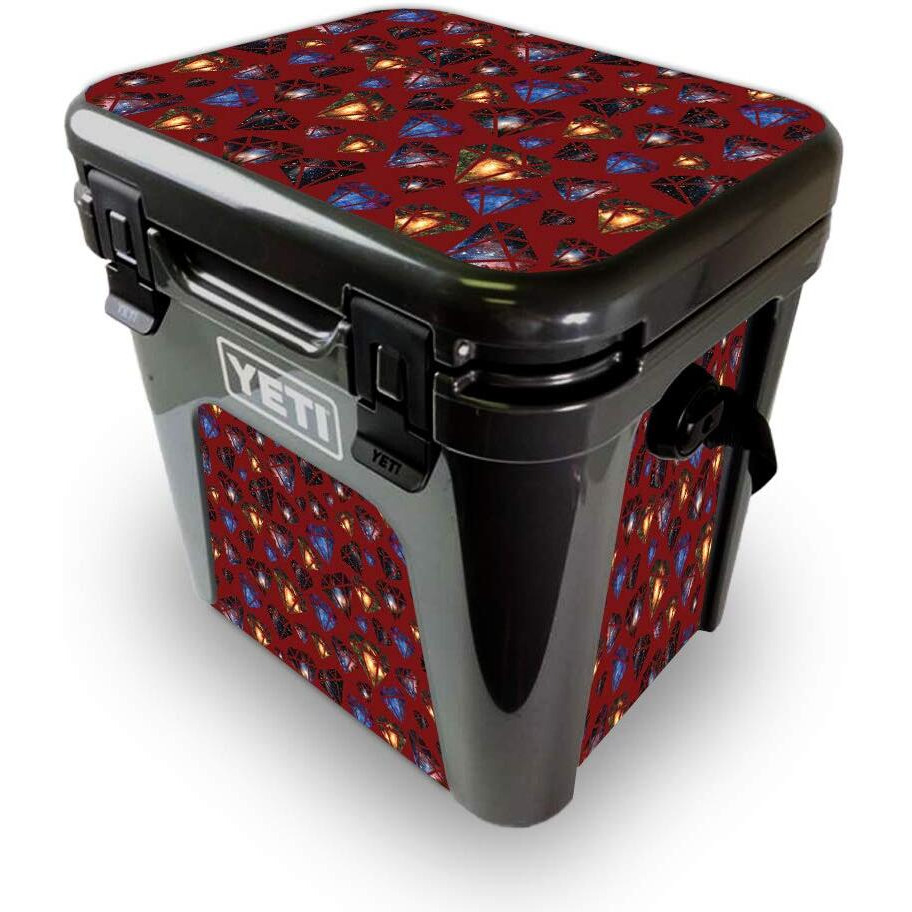MightySkins YEROAD24-Diamond galaxy Skin for Yeti Roadie 24 Hard cooler - Diamond galaxy
