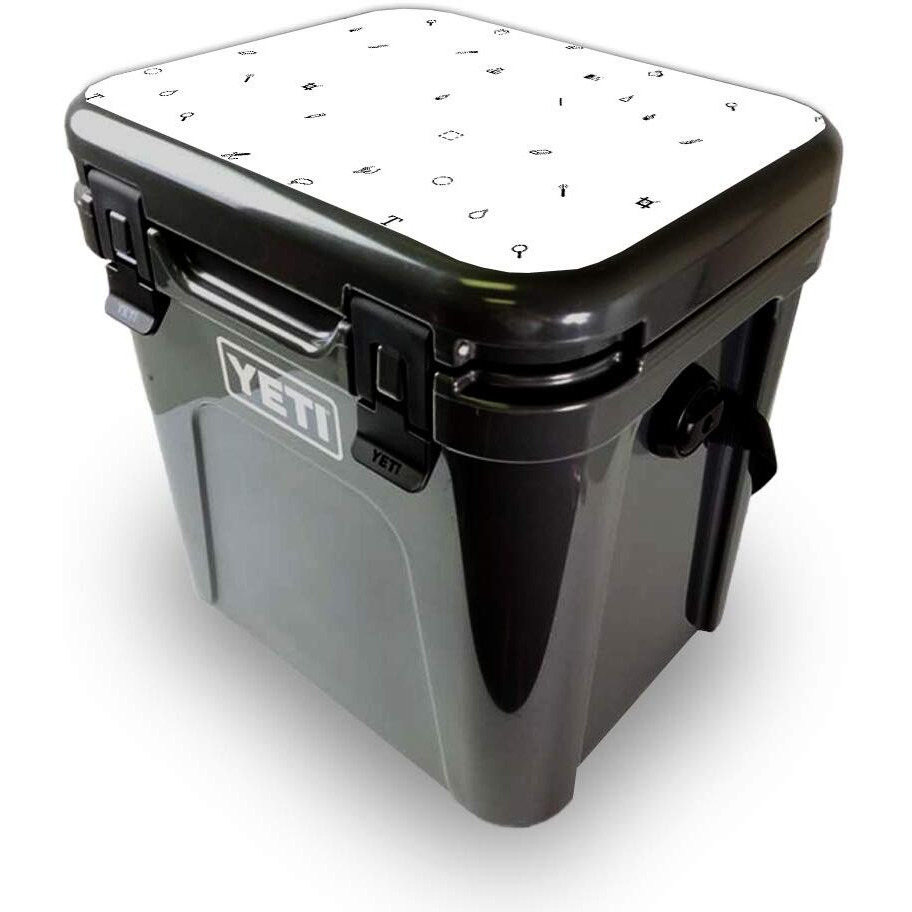 MightySkins YEROA24LID-Pixel Pattern Skin for Yeti Roadie 24 Hard cooler Lid - Pixel Pattern