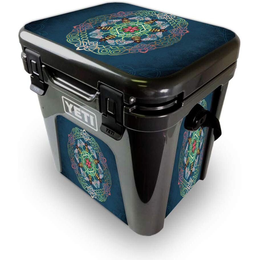 MightySkins YEROAD24-celtic Bees Skin for Yeti Roadie 24 Hard cooler - celtic Bees