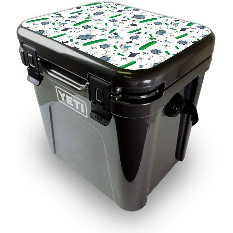 MightySkins YEROA24LID-Science cartoon Skin for Yeti Roadie 24 Hard cooler Lid - Science cartoon