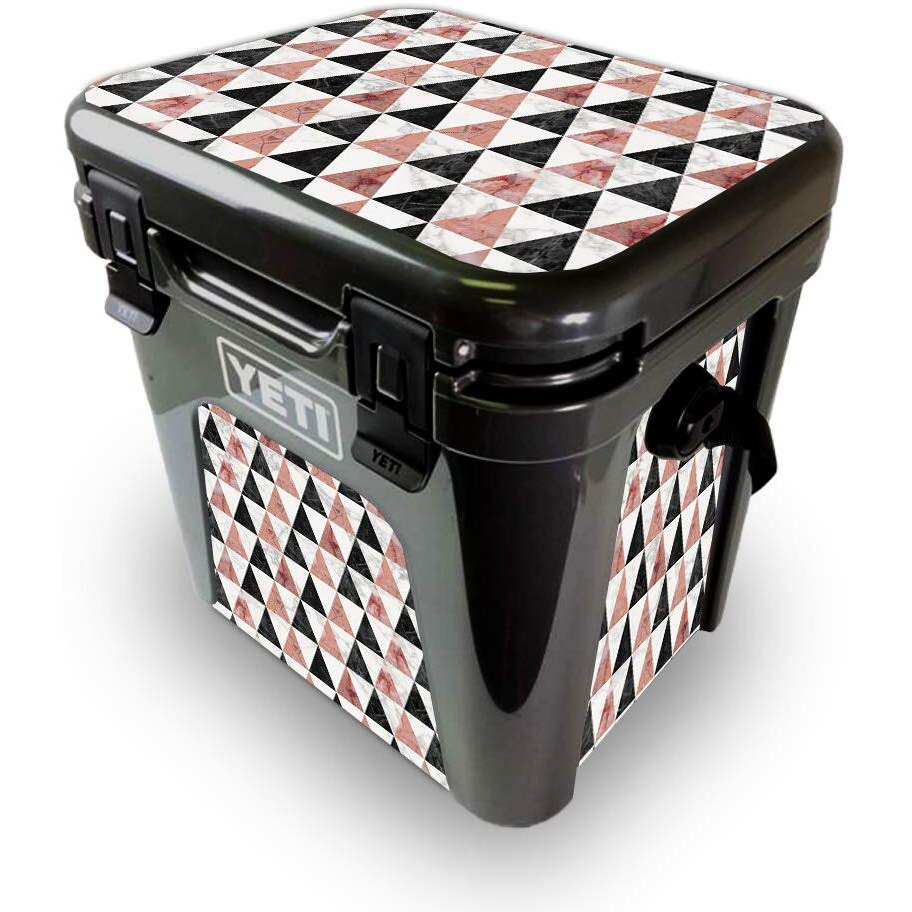 MightySkins YEROAD24-Marble Pyramids Skin for Yeti Roadie 24 Hard cooler - Marble Pyramids