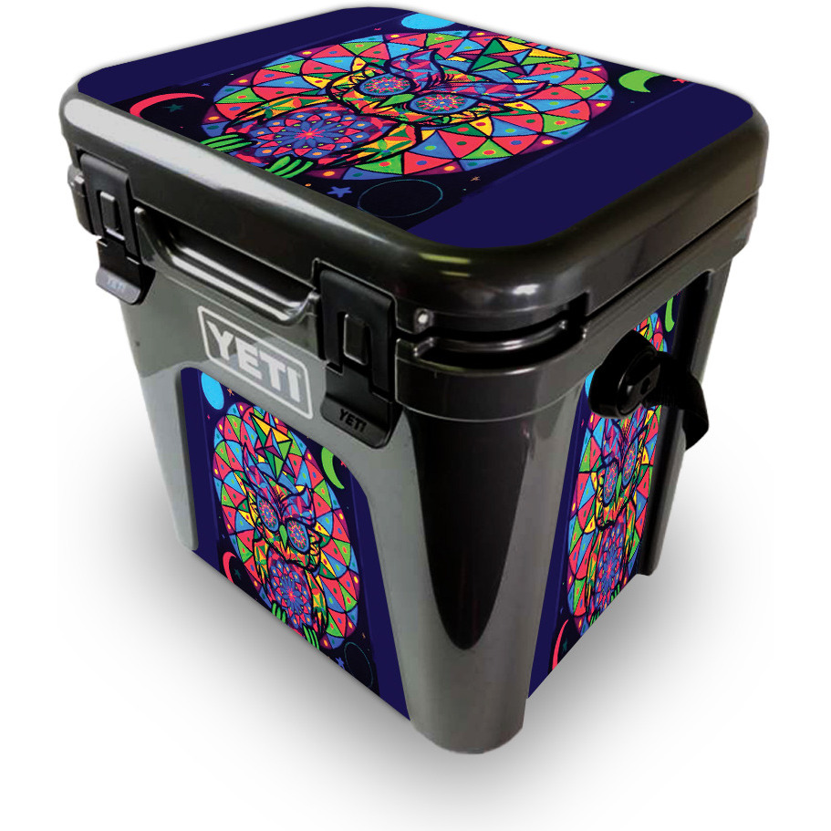 MightySkins YEROAD24-goodnight Owl Skin for Yeti Roadie 24 Hard cooler - goodnight Owl