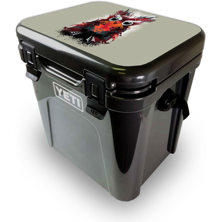 MightySkins YEROA24LID-Owl Universe Skin for Yeti Roadie 24 Hard cooler Lid - Owl Universe