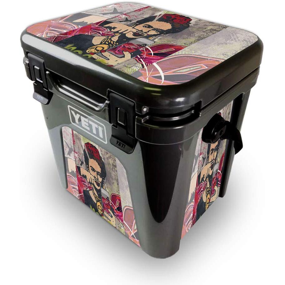 MightySkins YEROAD24-grafitti Selfie Skin for Yeti Roadie 24 Hard cooler - grafitti Selfie