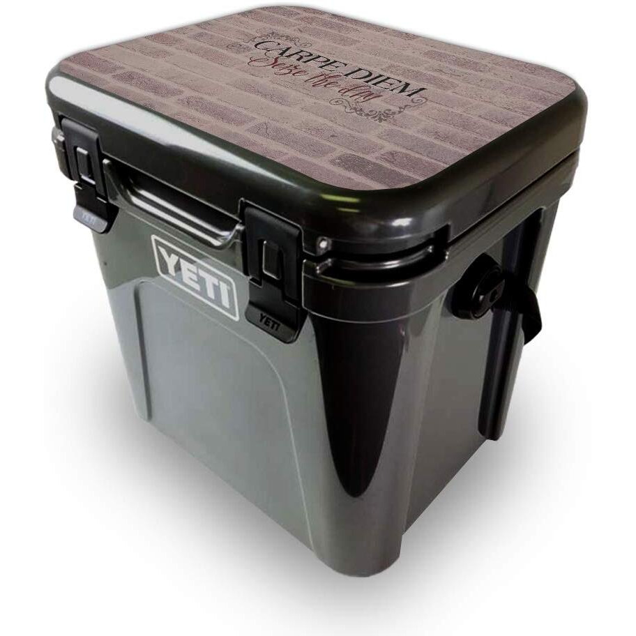 MightySkins YEROA24LID-carpe Diem Skin for Yeti Roadie 24 Hard cooler Lid - carpe Diem