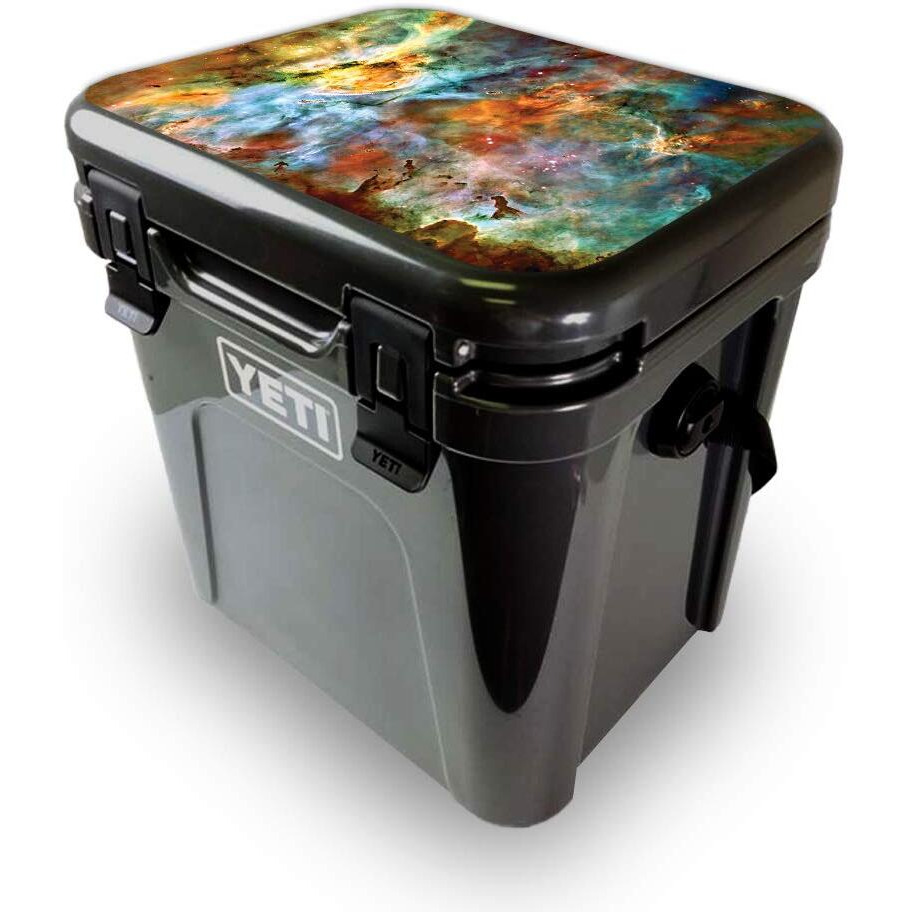 MightySkins YEROA24LID-Space cloud Skin for Yeti Roadie 24 Hard cooler Lid - Space cloud