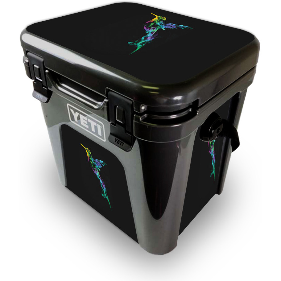 MightySkins YEROAD24-Strange Smoke Skin for Yeti Roadie 24 Hard cooler - Strange Smoke