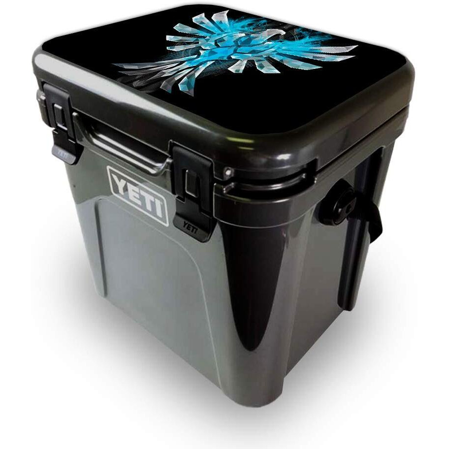 MightySkins YEROA24LID-Blue Reborn Skin for Yeti Roadie 24 Hard cooler Lid - Blue Reborn