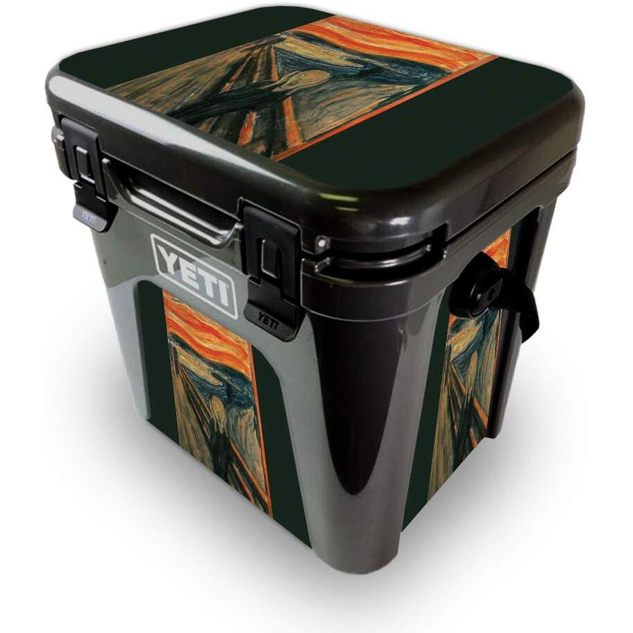 MightySkins YEROAD24-The Scream Skin for Yeti Roadie 24 Hard cooler - the Scream
