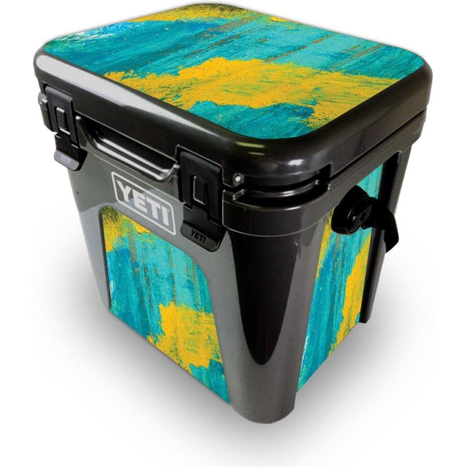 MightySkins YEROAD24-Acrylic Blue Skin for Yeti Roadie 24 Hard cooler - Acrylic Blue