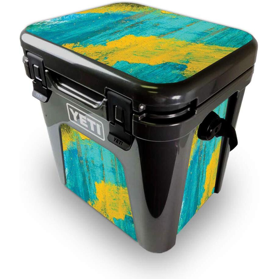 MightySkins YEROAD24-Acrylic Blue Skin for Yeti Roadie 24 Hard cooler - Acrylic Blue