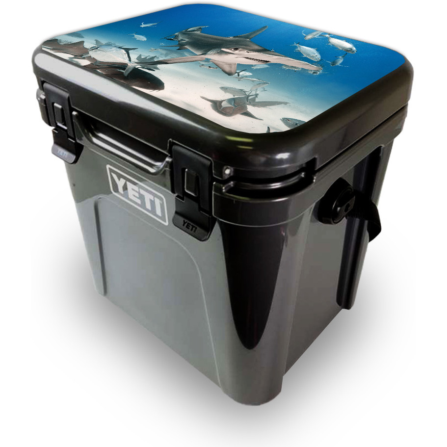 MightySkins YEROA24LID-Hammerhead Skin for Yeti Roadie 24 Hard cooler Lid - Hammerhead