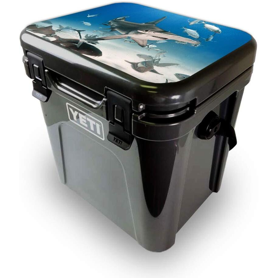 MightySkins YEROA24LID-Hammerhead Skin for Yeti Roadie 24 Hard cooler Lid - Hammerhead
