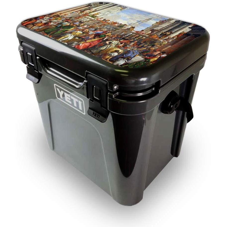 MightySkins YEROA24LID-Wedding At cana Skin for Yeti Roadie 24 Hard cooler Lid - Wedding At cana