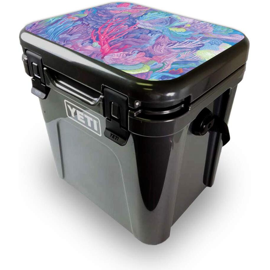 MightySkins YEROA24LID-Dreamy Reef Skin for Yeti Roadie 24 Hard cooler Lid - Dreamy Reef
