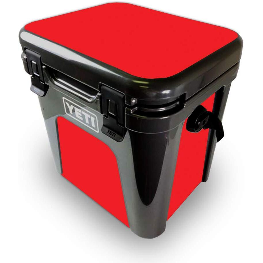 MightySkins YEROAD24-Solid Red Skin for Yeti Roadie 24 Hard cooler - Solid Red