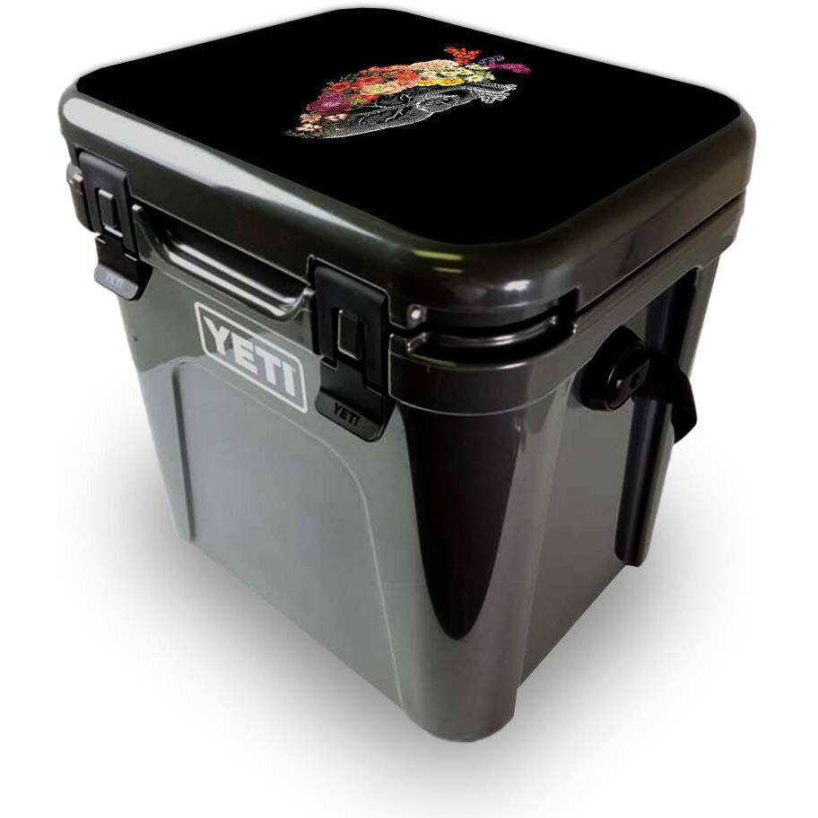 MightySkins YEROA24LID-Spring Heart Skin for Yeti Roadie 24 Hard cooler Lid - Spring Heart