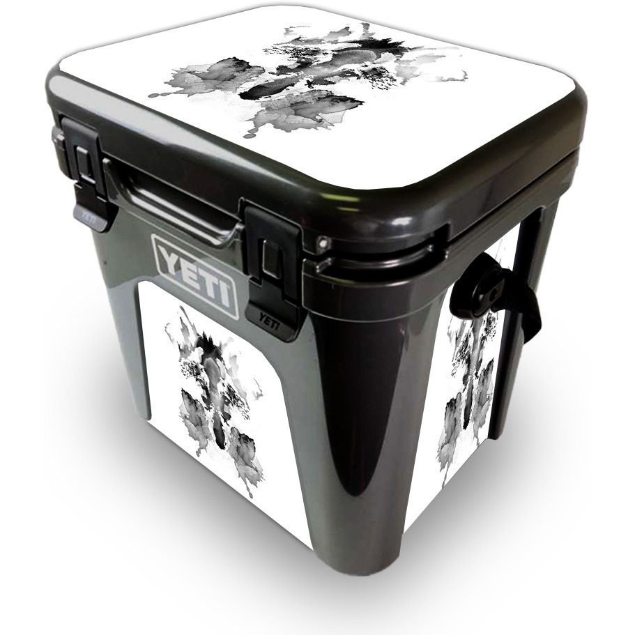 MightySkins YEROAD24-Rorschach Skin for Yeti Roadie 24 Hard cooler - Rorschach