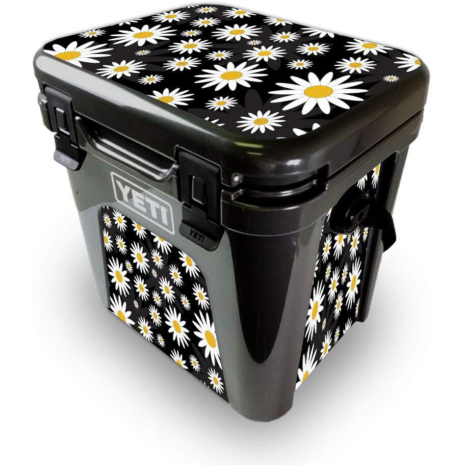 MightySkins YEROAD24-Daisies Skin for Yeti Roadie 24 Hard cooler - Daisies