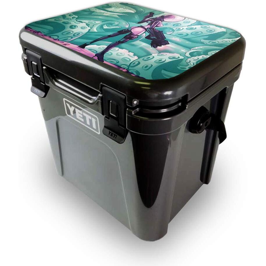 MightySkins YEROA24LID-Tentacle Invasion Skin for Yeti Roadie 24 Hard cooler Lid - Tentacle Invasion