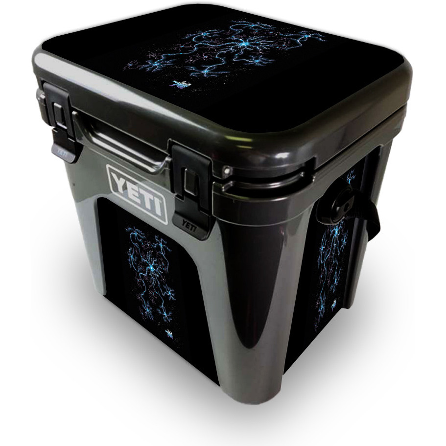 MightySkins YEROAD24-Neuron galaxy Skin for Yeti Roadie 24 Hard cooler - Neuron galaxy