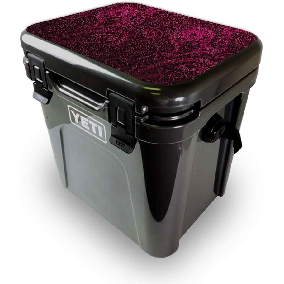 MightySkins YEROA24LID-Paisley Skin for Yeti Roadie 24 Hard cooler Lid - Paisley