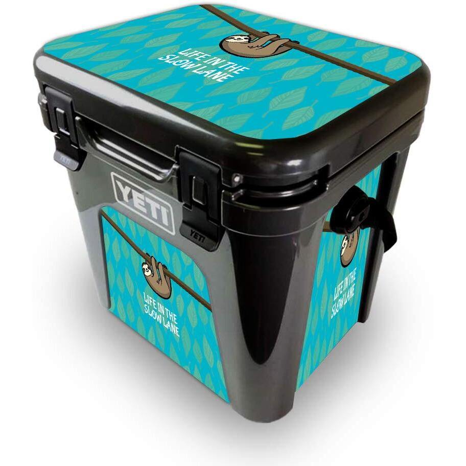 MightySkins YEROAD24-Slow Sloth Skin for Yeti Roadie 24 Hard cooler - Slow Sloth