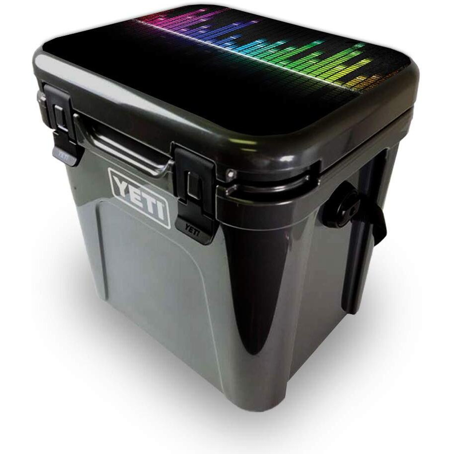 MightySkins YEROA24LID-Keep The Beat Skin for Yeti Roadie 24 Hard cooler Lid - Keep the Beat