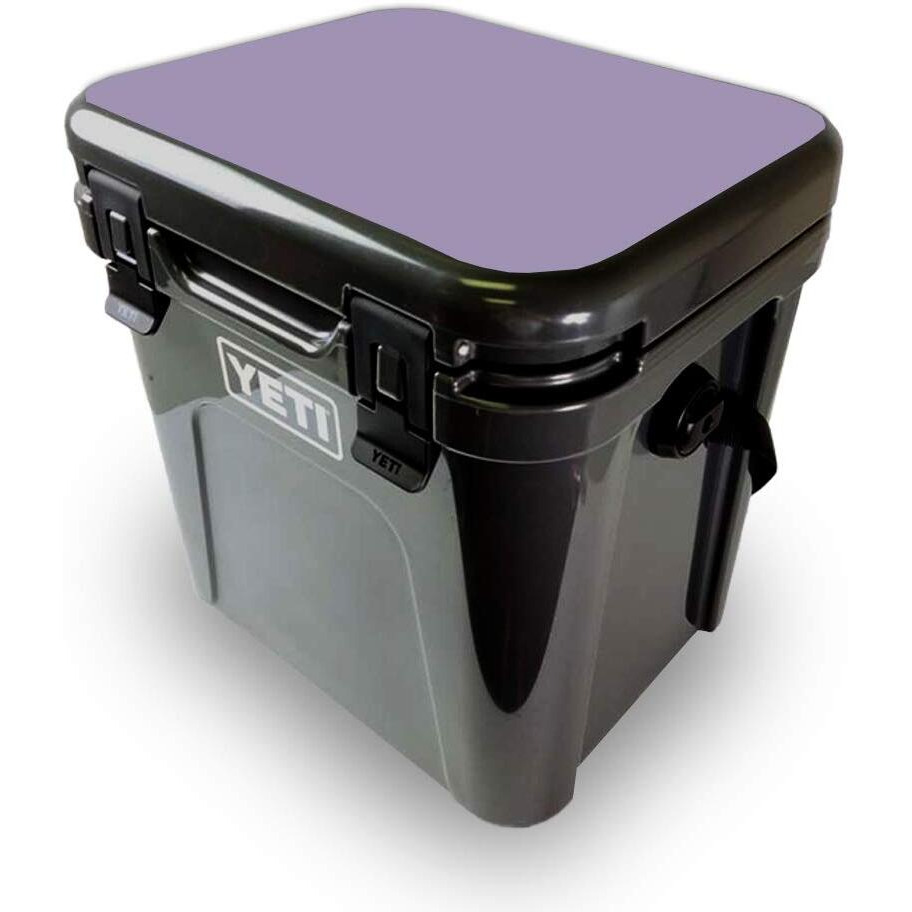 MightySkins YEROA24LID-Solid Lavender Skin for Yeti Roadie 24 Hard cooler Lid - Solid Lavender