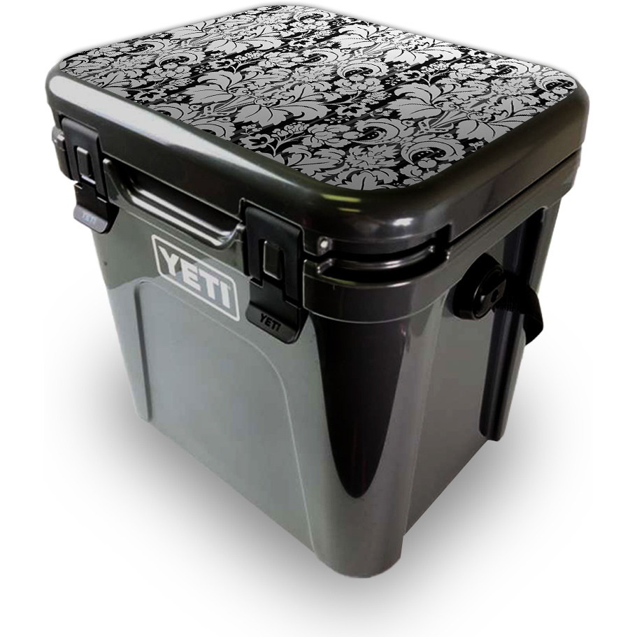 MightySkins YEROA24LID-Floral Retro Skin for Yeti Roadie 24 Hard cooler Lid - Floral Retro