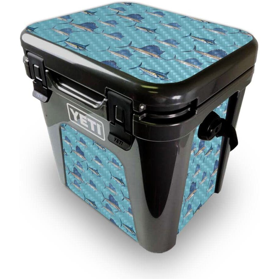 MightySkins YEROAD24-Billfish Stripes Skin for Yeti Roadie 24 Hard cooler - Billfish Stripes
