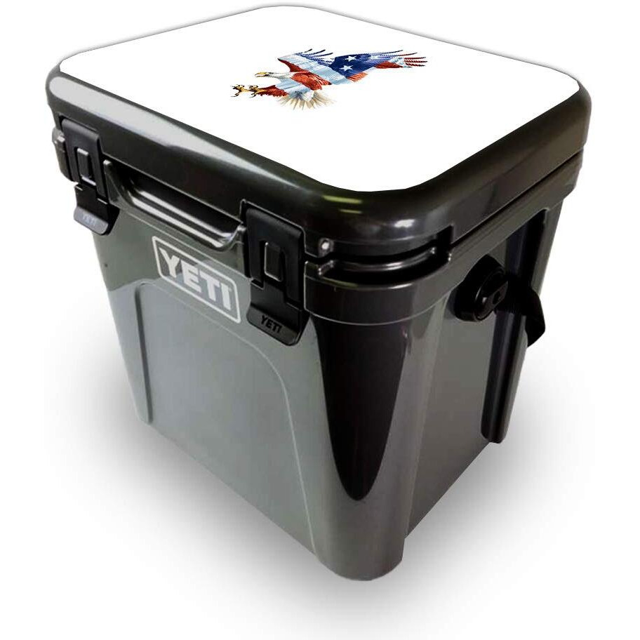 MightySkins YEROA24LID-American Eagle Skin for Yeti Roadie 24 Hard cooler Lid - American Eagle