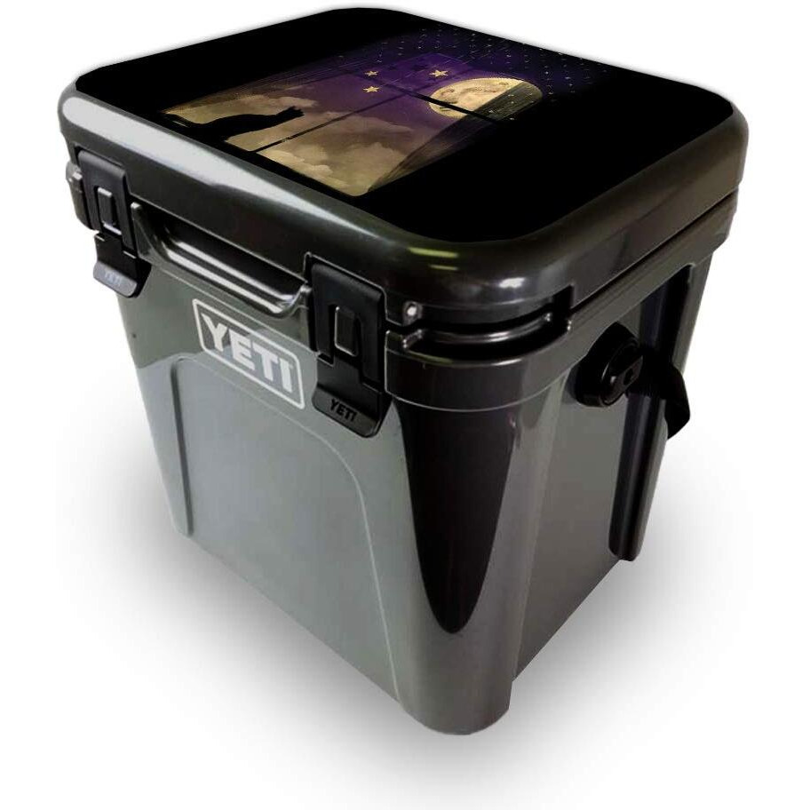MightySkins YEROA24LID-cat Dream Skin for Yeti Roadie 24 Hard cooler Lid - cat Dream
