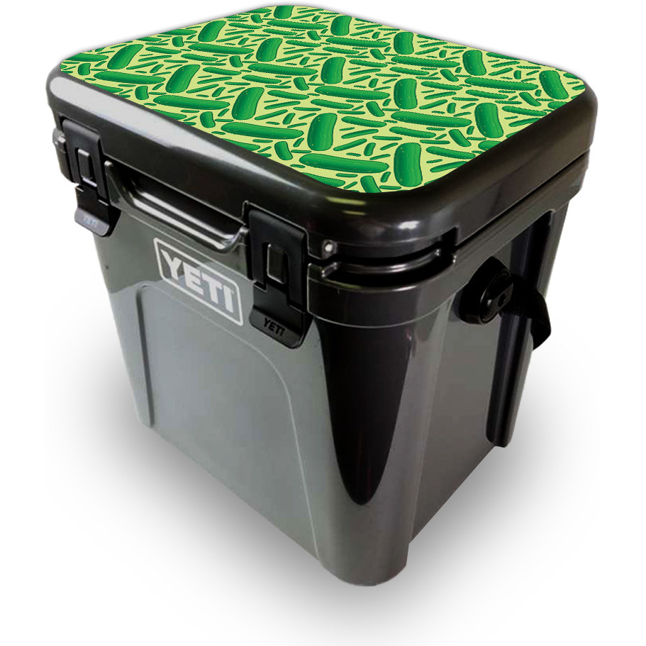 MightySkins YEROA24LID-Pickles Skin for Yeti Roadie 24 Hard cooler Lid - Pickles