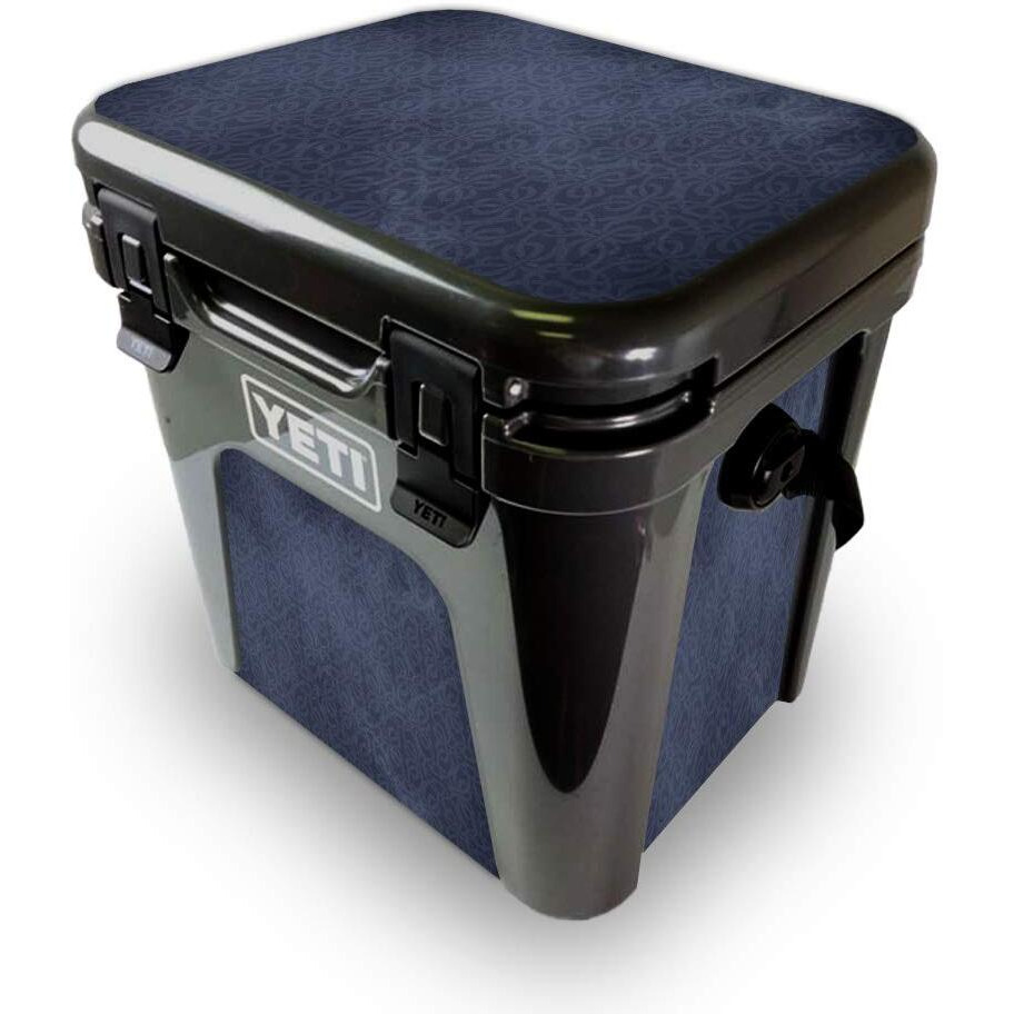 MightySkins YEROAD24-charcoal Lattice Skin for Yeti Roadie 24 Hard cooler - charcoal Lattice