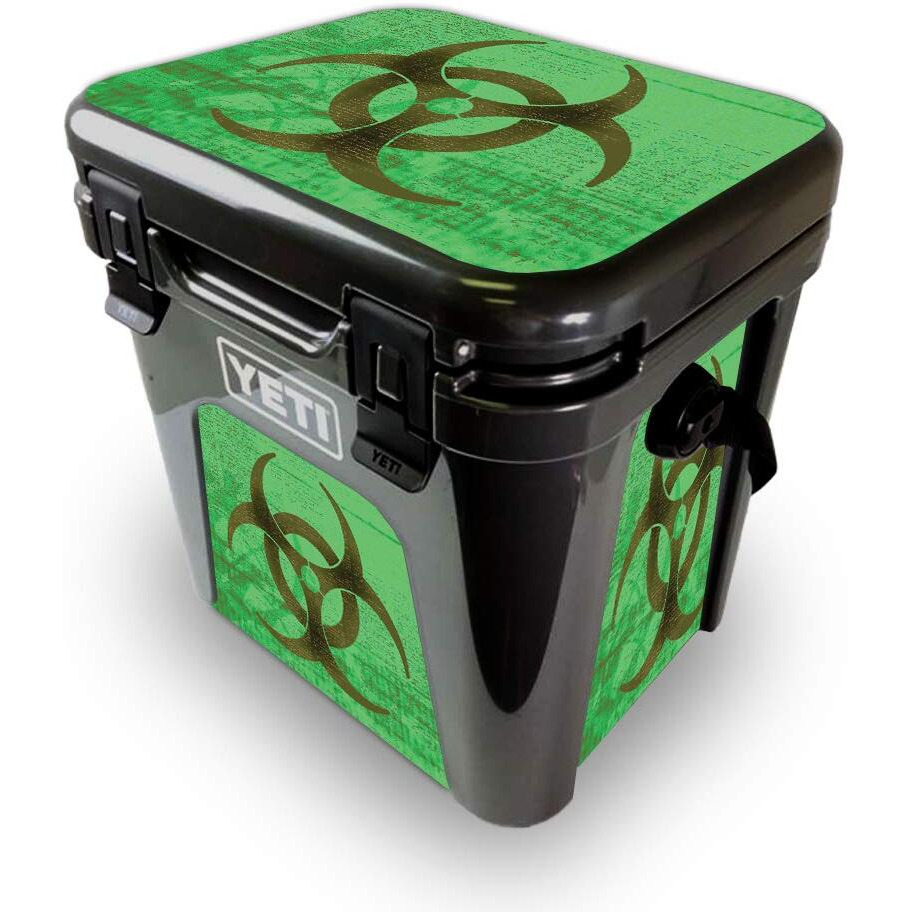 MightySkins YEROAD24-Biohazard Skin for Yeti Roadie 24 Hard cooler - Biohazard