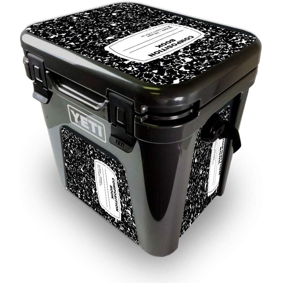 MightySkins YEROAD24-composition Book Skin for Yeti Roadie 24 Hard cooler - composition Book