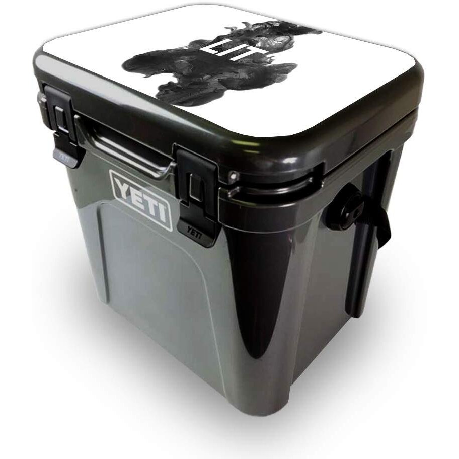 MightySkins YEROA24LID-Lit Skin for Yeti Roadie 24 Hard cooler Lid - Lit