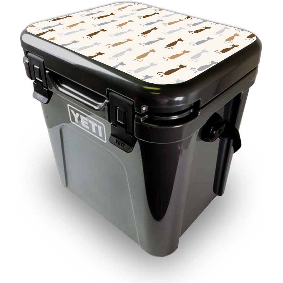 MightySkins YEROA24LID-cat Lady Skin for Yeti Roadie 24 Hard cooler Lid - cat Lady