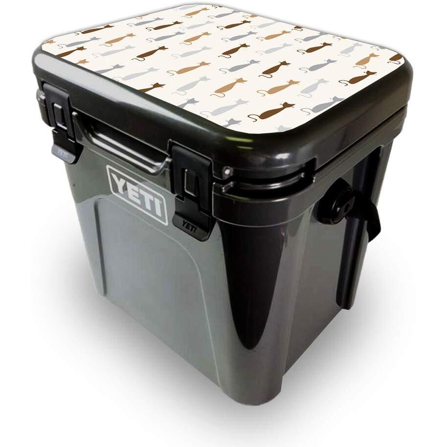 MightySkins YEROA24LID-cat Lady Skin for Yeti Roadie 24 Hard cooler Lid - cat Lady