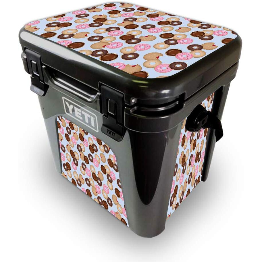MightySkins YEROAD24-Donut Binge Skin for Yeti Roadie 24 Hard cooler - Donut Binge