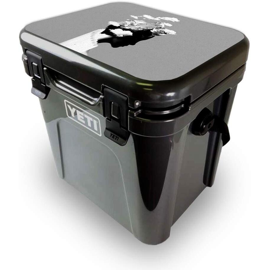 MightySkins YEROA24LID-cloudy Day Skin for Yeti Roadie 24 Hard cooler Lid - cloudy Day