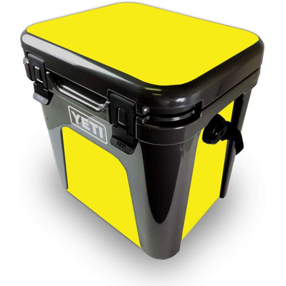 MightySkins YEROAD24-Solid Yellow Skin for Yeti Roadie 24 Hard cooler - Solid Yellow