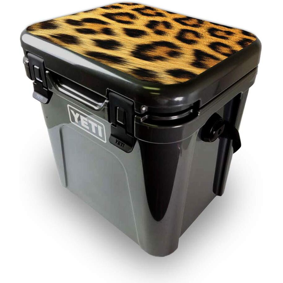 MightySkins YEROA24LID-cheetah Skin for Yeti Roadie 24 Hard cooler Lid - cheetah