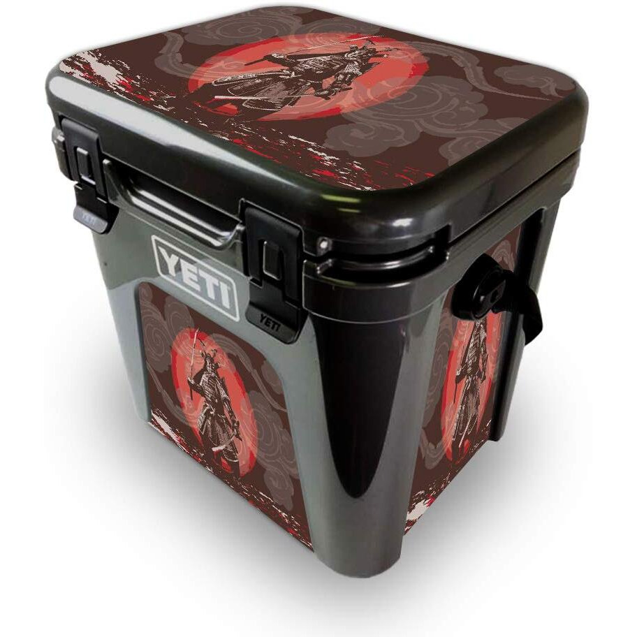 MightySkins YEROAD24-Samurai Battle Skin for Yeti Roadie 24 Hard cooler - Samurai Battle