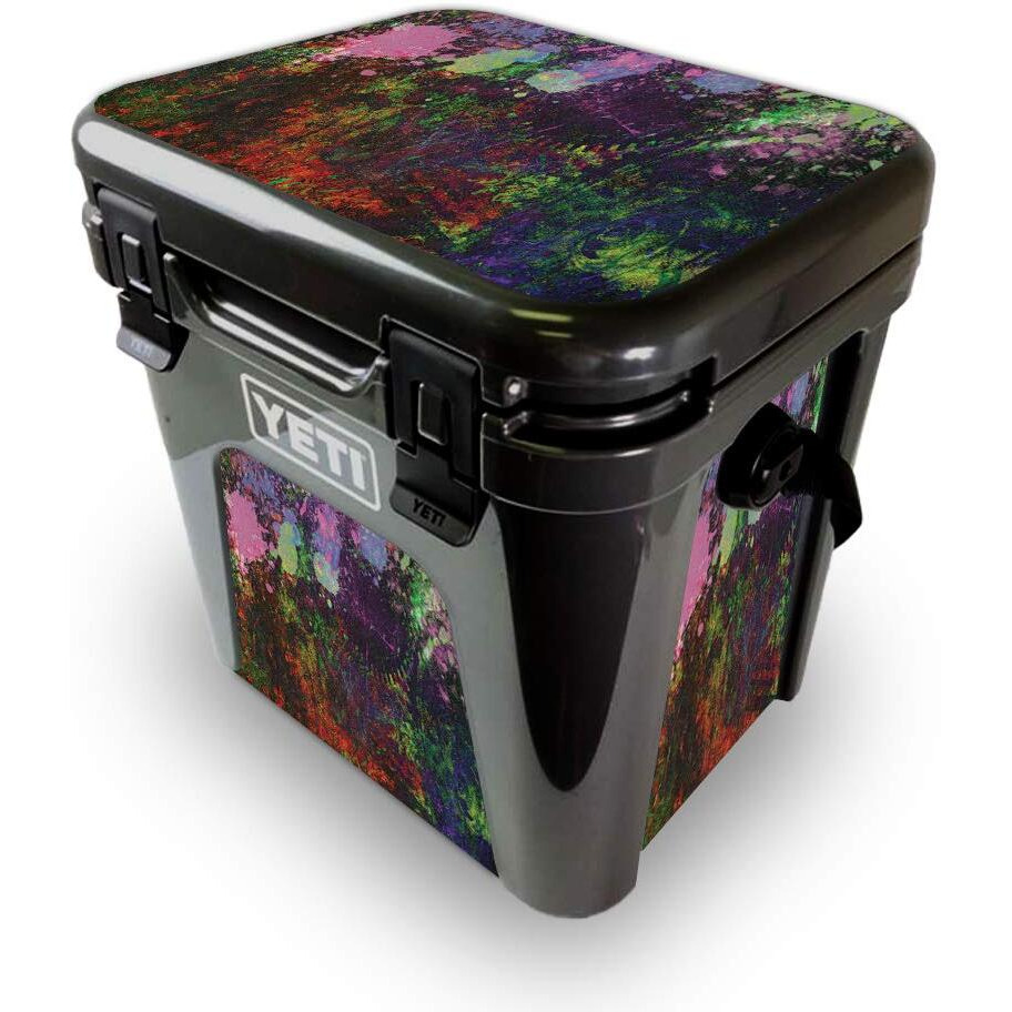 MightySkins YEROAD24-Paint Drip Skin for Yeti Roadie 24 Hard cooler - Paint Drip